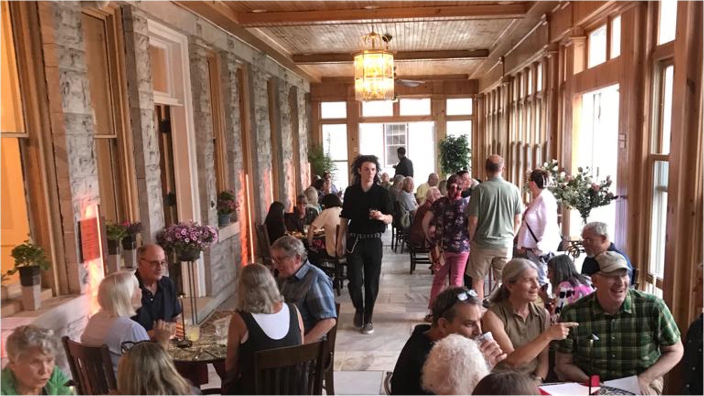 Patio dining